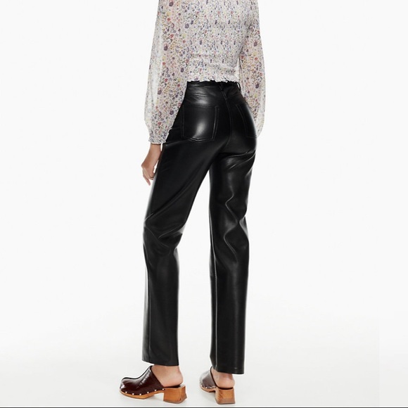 Melina Vegan Leather Pant (Tall) - Picture 3 of 7